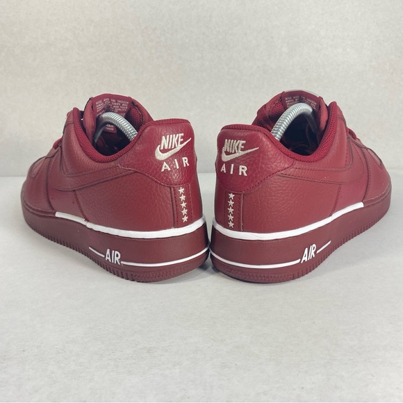 Nike Air Force 1 Low Team Red Sneakers Shoes AA4083-600; Men’s Sz 9 — Excellent! - Picture 9 of 15
